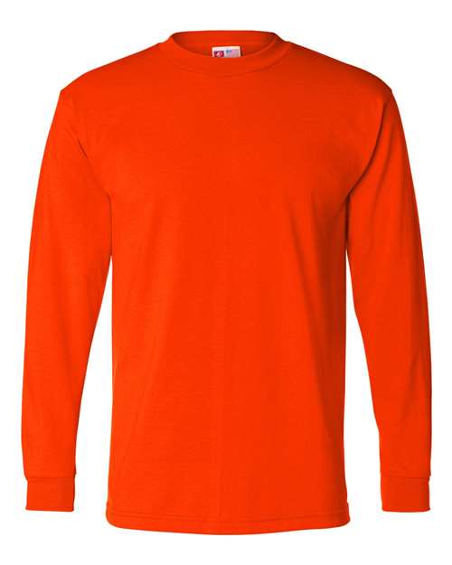 Men's USA-Made 50/50 Long Sleeve T-Shirt - Safety Orange