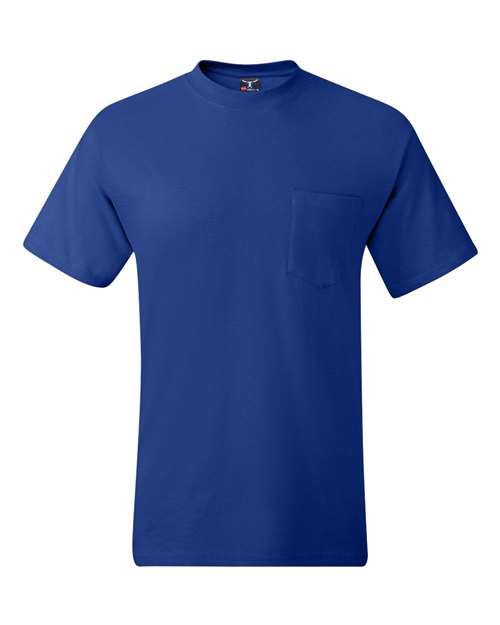 Men's Beefy-T® Pocket T-Shirt - Deep Royal