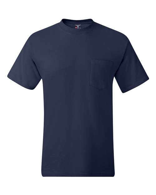 Men's Beefy-T® Pocket T-Shirt - Navy