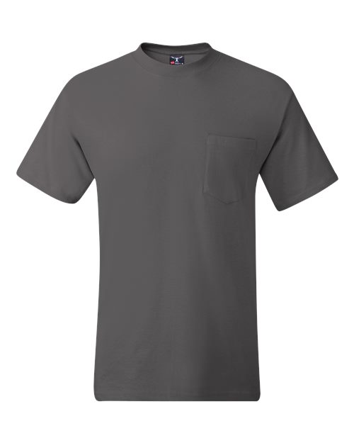 Men's Beefy-T® Pocket T-Shirt - Smoke Grey