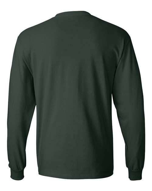 Unisex Beefy-T® Long Sleeve T-Shirt - Deep Forest