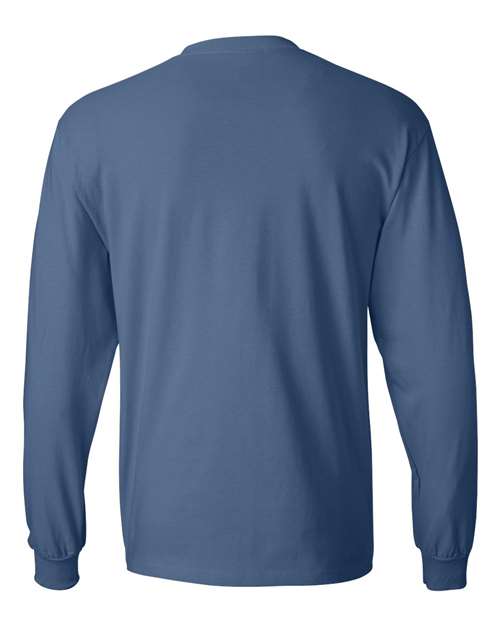 Unisex Beefy-T® Long Sleeve T-Shirt - Denim Blue
