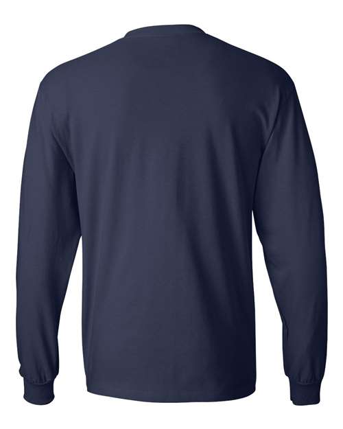 Unisex Beefy-T® Long Sleeve T-Shirt - Navy