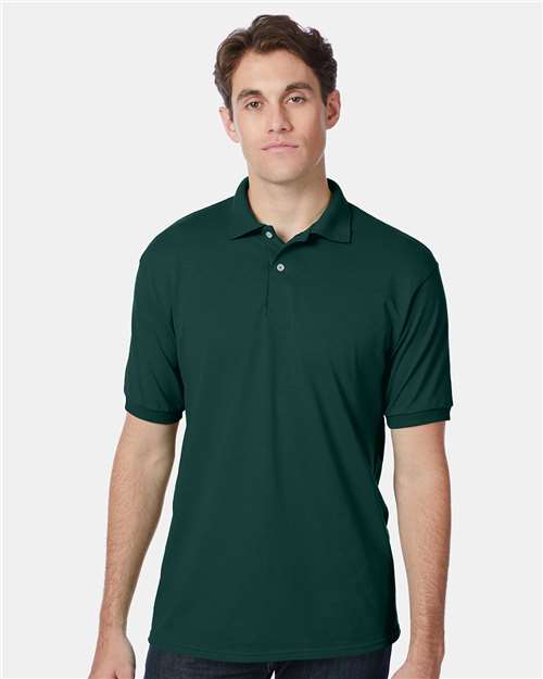 Men's EcoSmart® Jersey Polo - Deep Forest