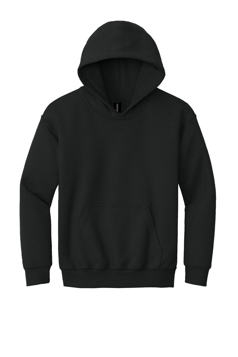 Gildan - Youth Heavy Blend Hooded Sweatshirt - Black