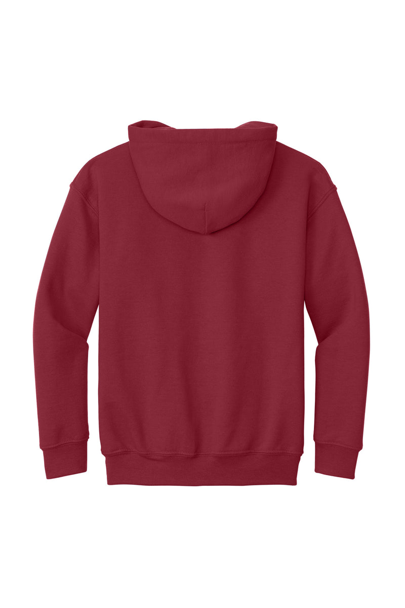 Gildan - Youth Heavy Blend Hooded Sweatshirt - Cardinal Red