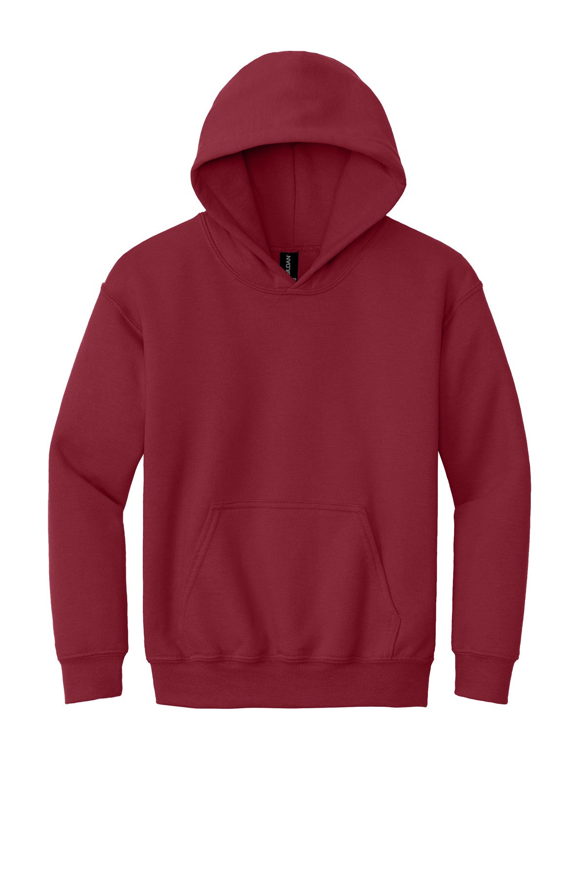 Gildan - Youth Heavy Blend Hooded Sweatshirt - Cardinal Red