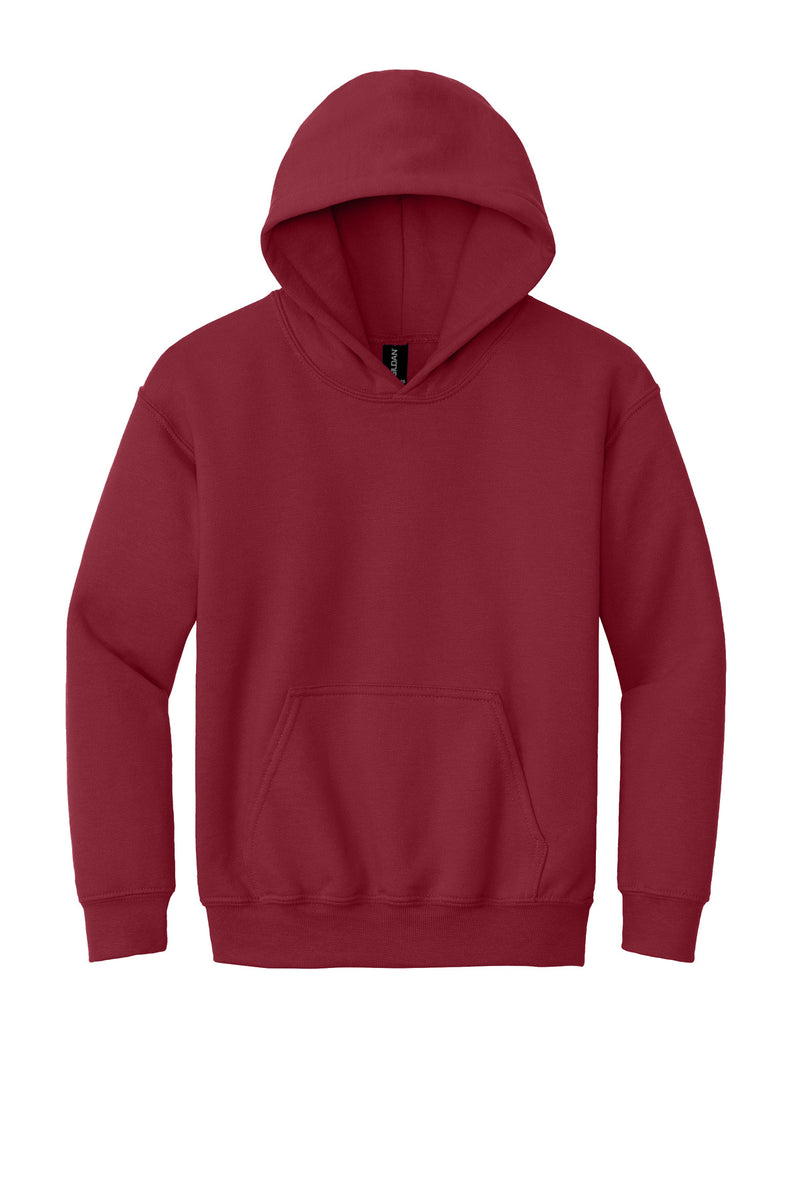 Gildan - Youth Heavy Blend Hooded Sweatshirt - Cardinal Red