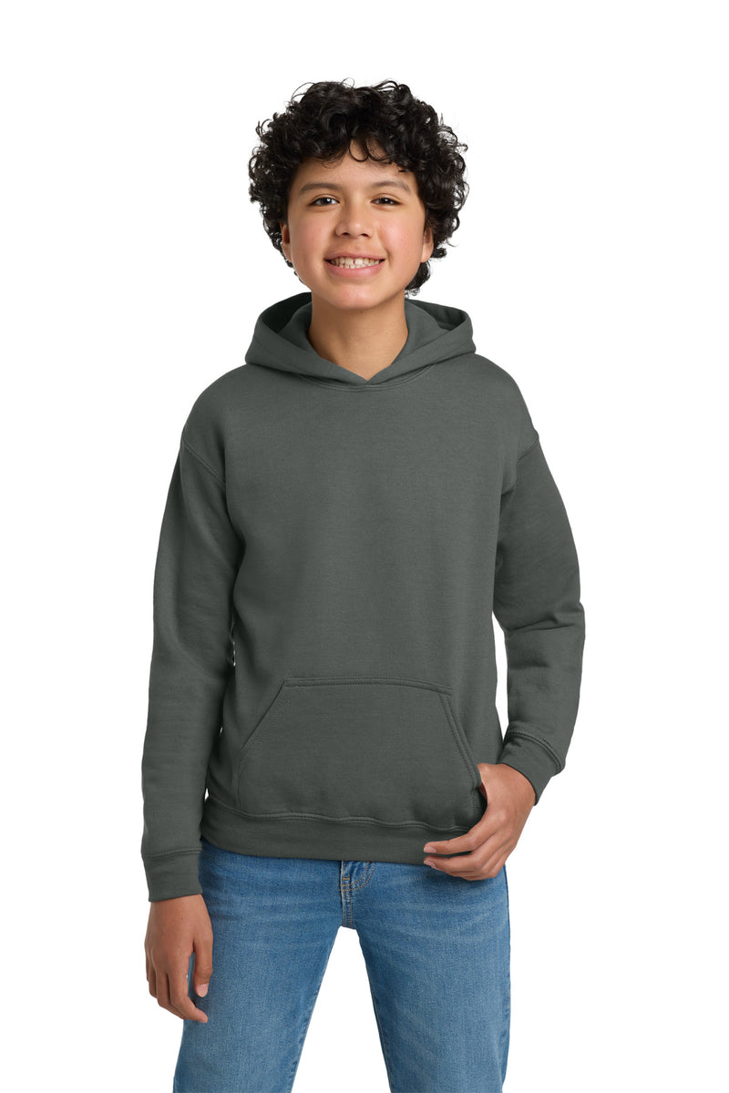 Gildan - Youth Heavy Blend Hooded Sweatshirt - Charcoal
