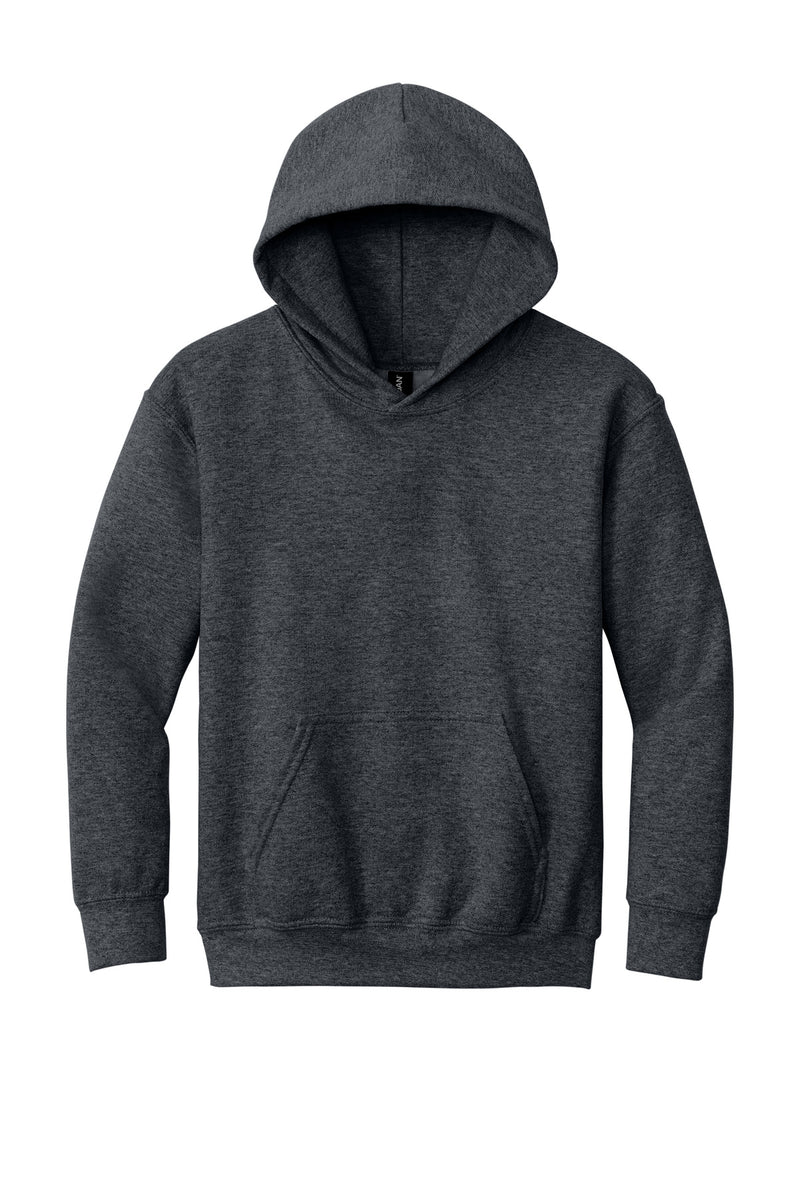 Gildan - Youth Heavy Blend Hooded Sweatshirt - Dark Heather