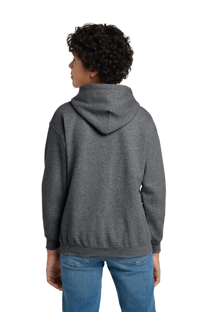 Gildan - Youth Heavy Blend Hooded Sweatshirt - Graphite Heather