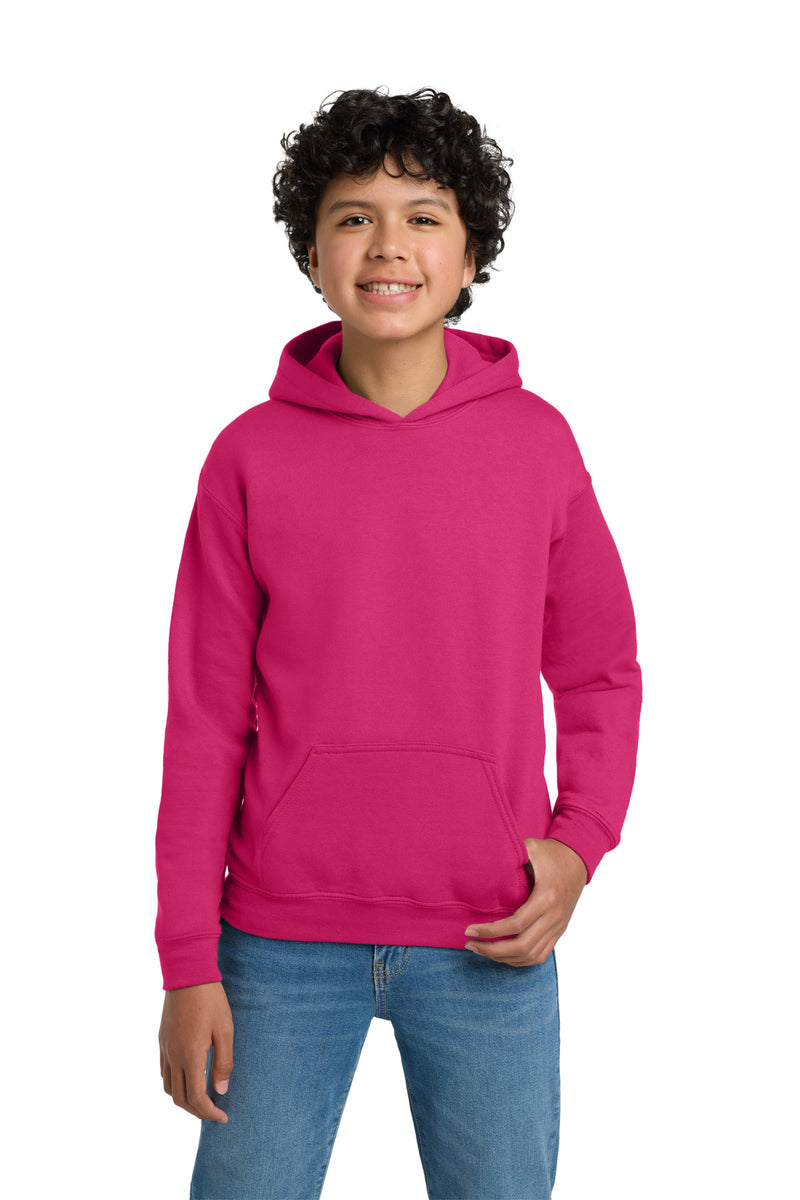 Gildan - Youth Heavy Blend Hooded Sweatshirt - Heliconia