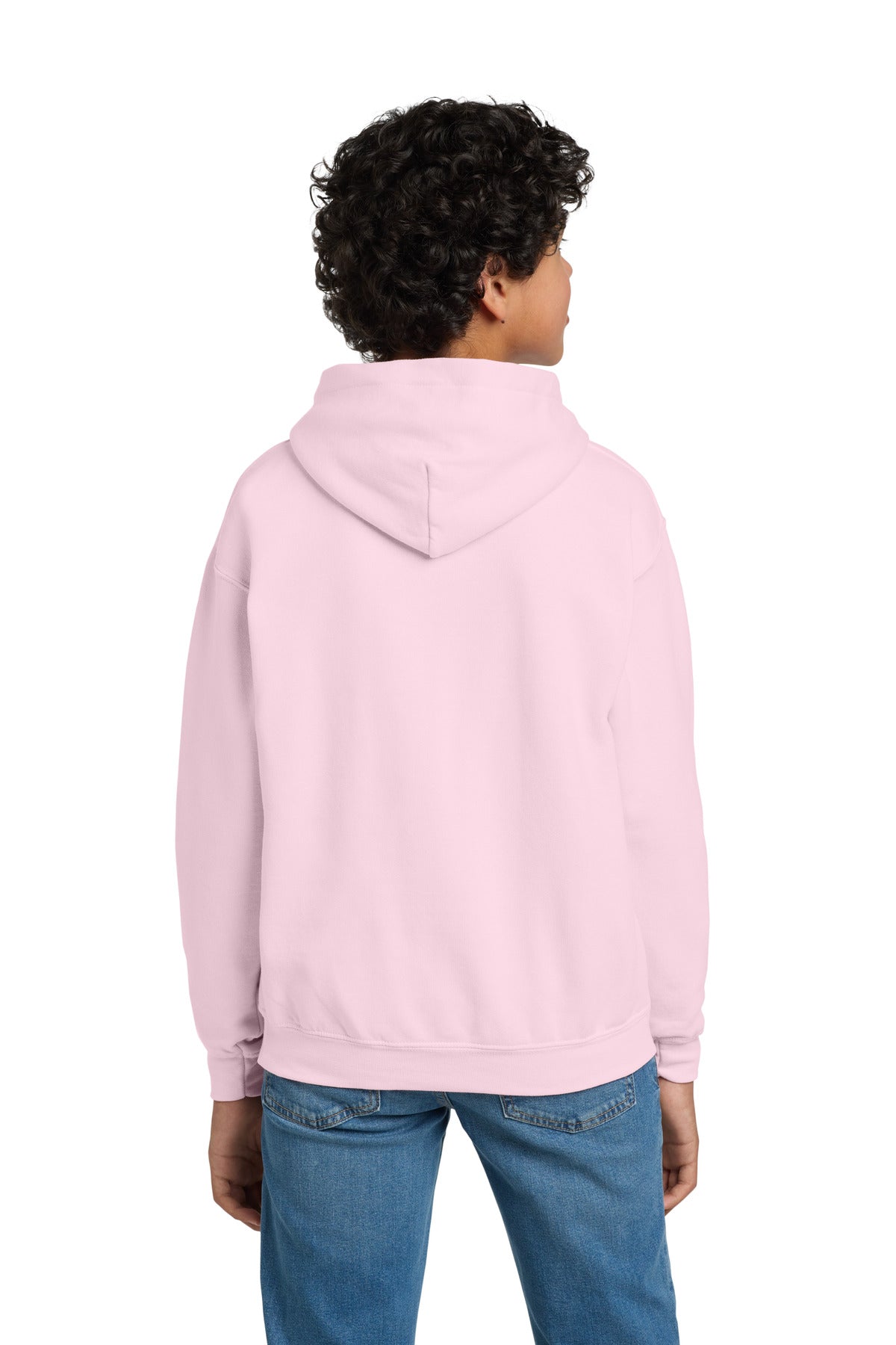 Gildan - Youth Heavy Blend Hooded Sweatshirt - Light Pink
