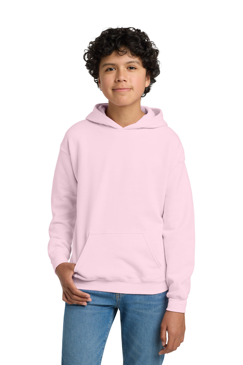 Gildan - Youth Heavy Blend Hooded Sweatshirt - Light Pink