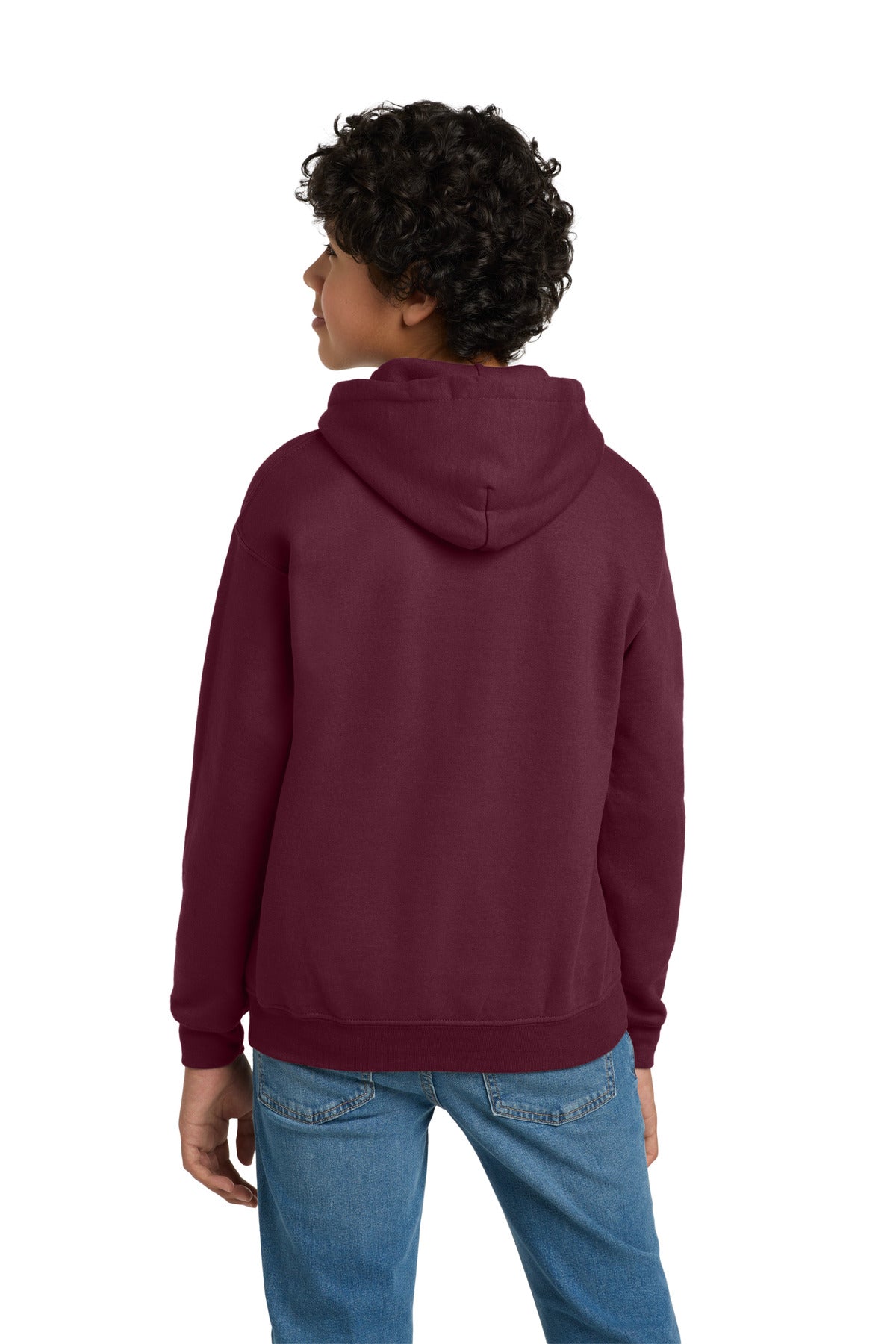 Gildan - Youth Heavy Blend Hooded Sweatshirt - Maroon