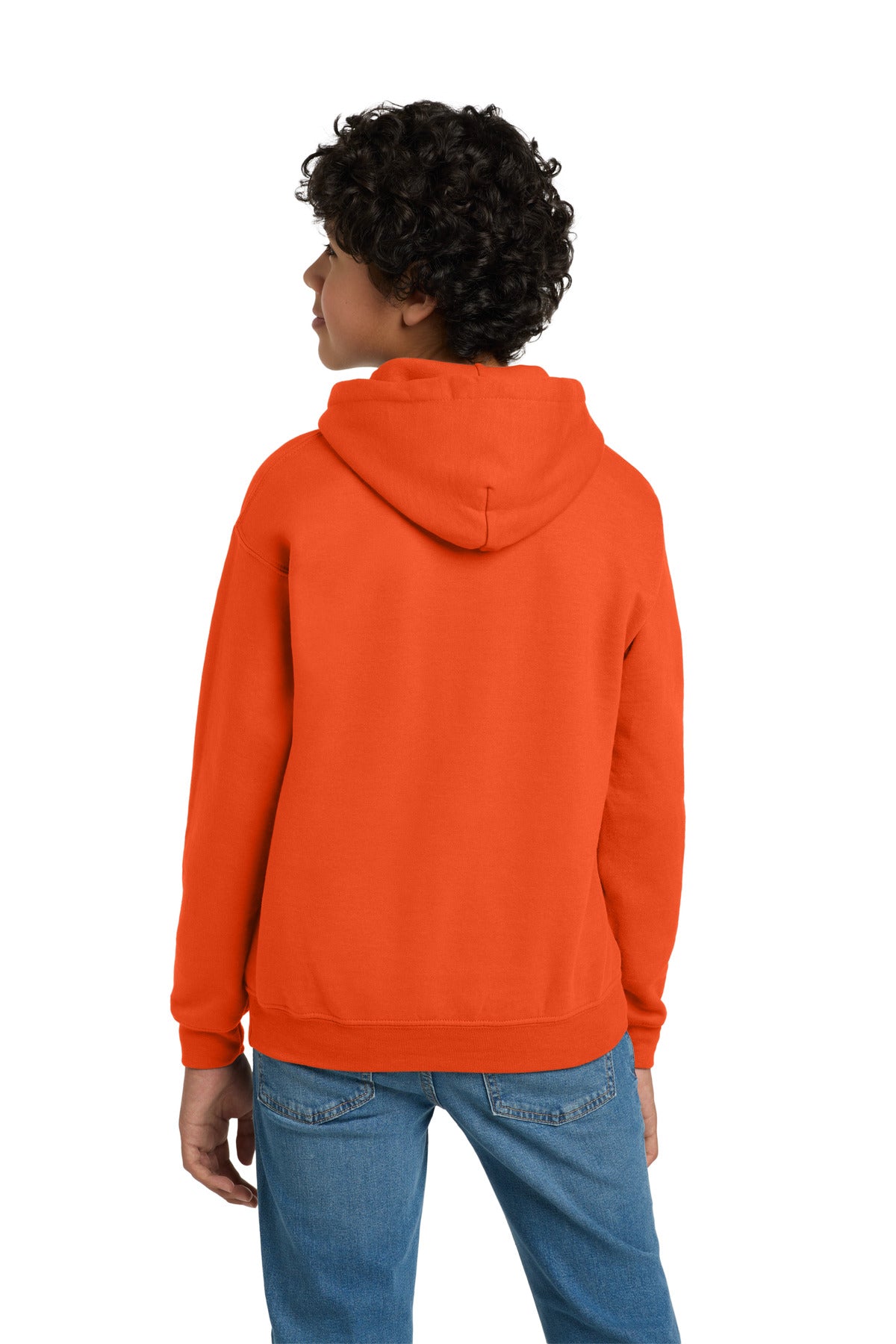 Gildan - Youth Heavy Blend Hooded Sweatshirt - Orange