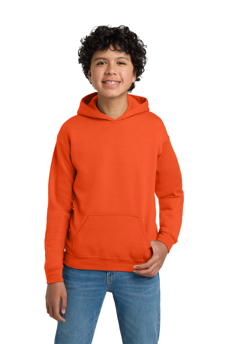 Gildan - Youth Heavy Blend Hooded Sweatshirt - Orange