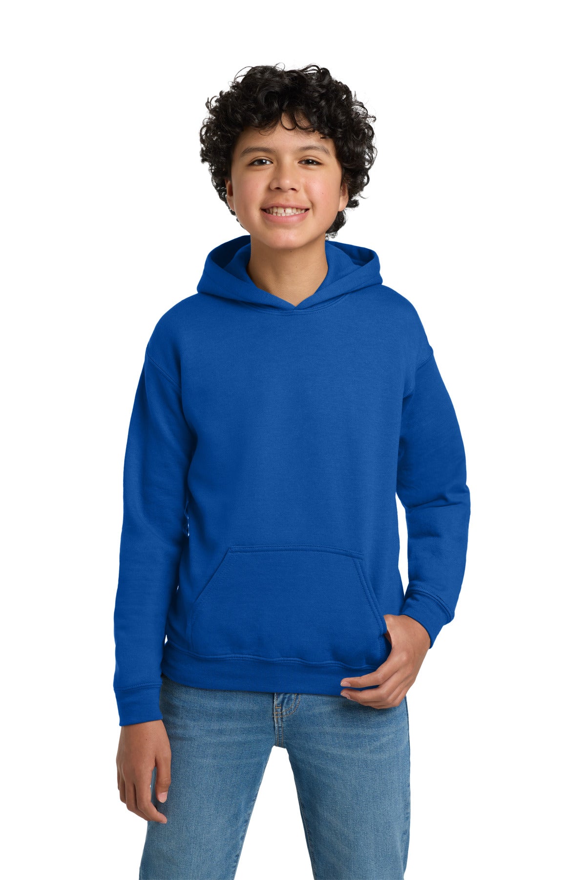 Gildan - Youth Heavy Blend Hooded Sweatshirt - Royal