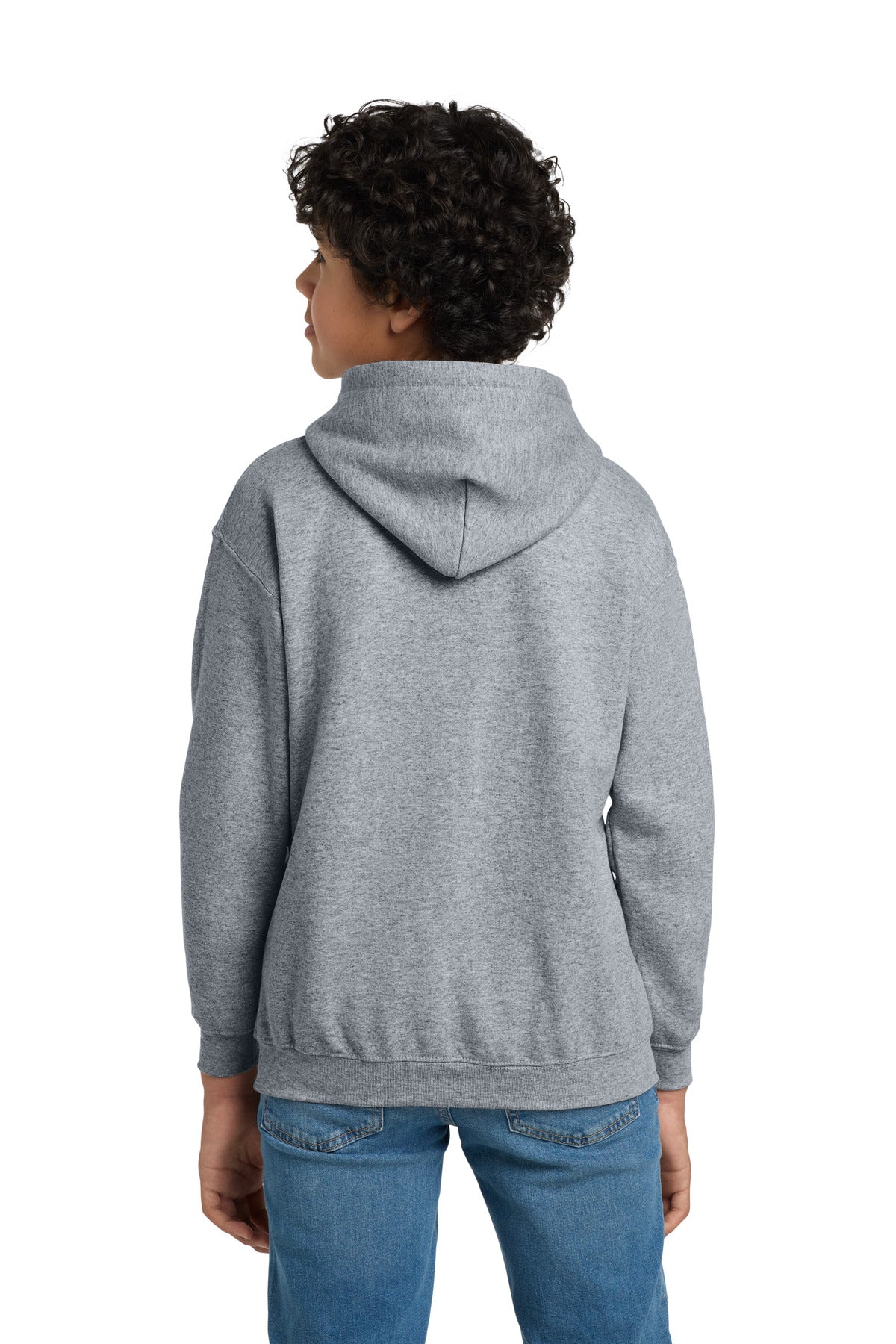 Gildan - Youth Heavy Blend Hooded Sweatshirt - Sport Grey