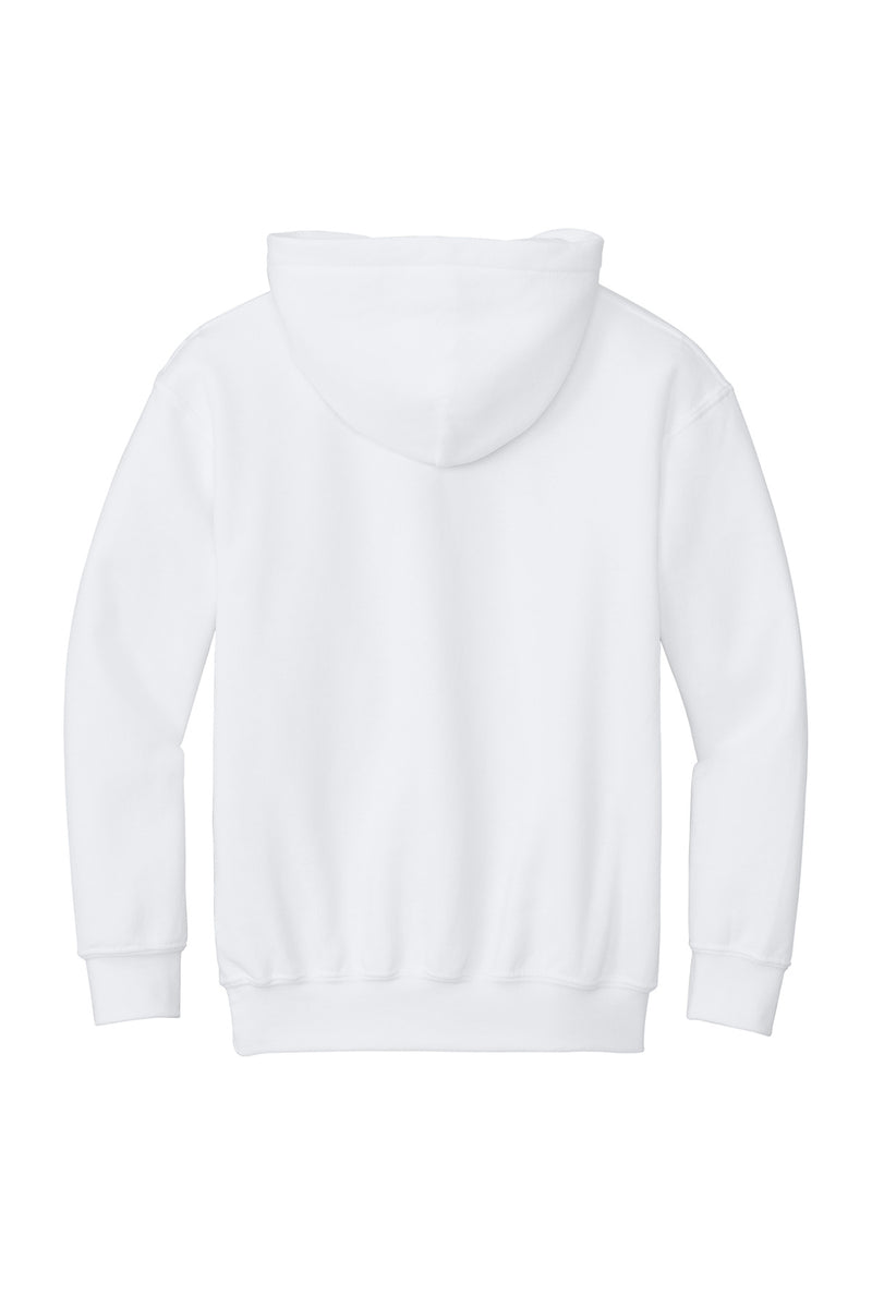 Gildan - Youth Heavy Blend Hooded Sweatshirt - White