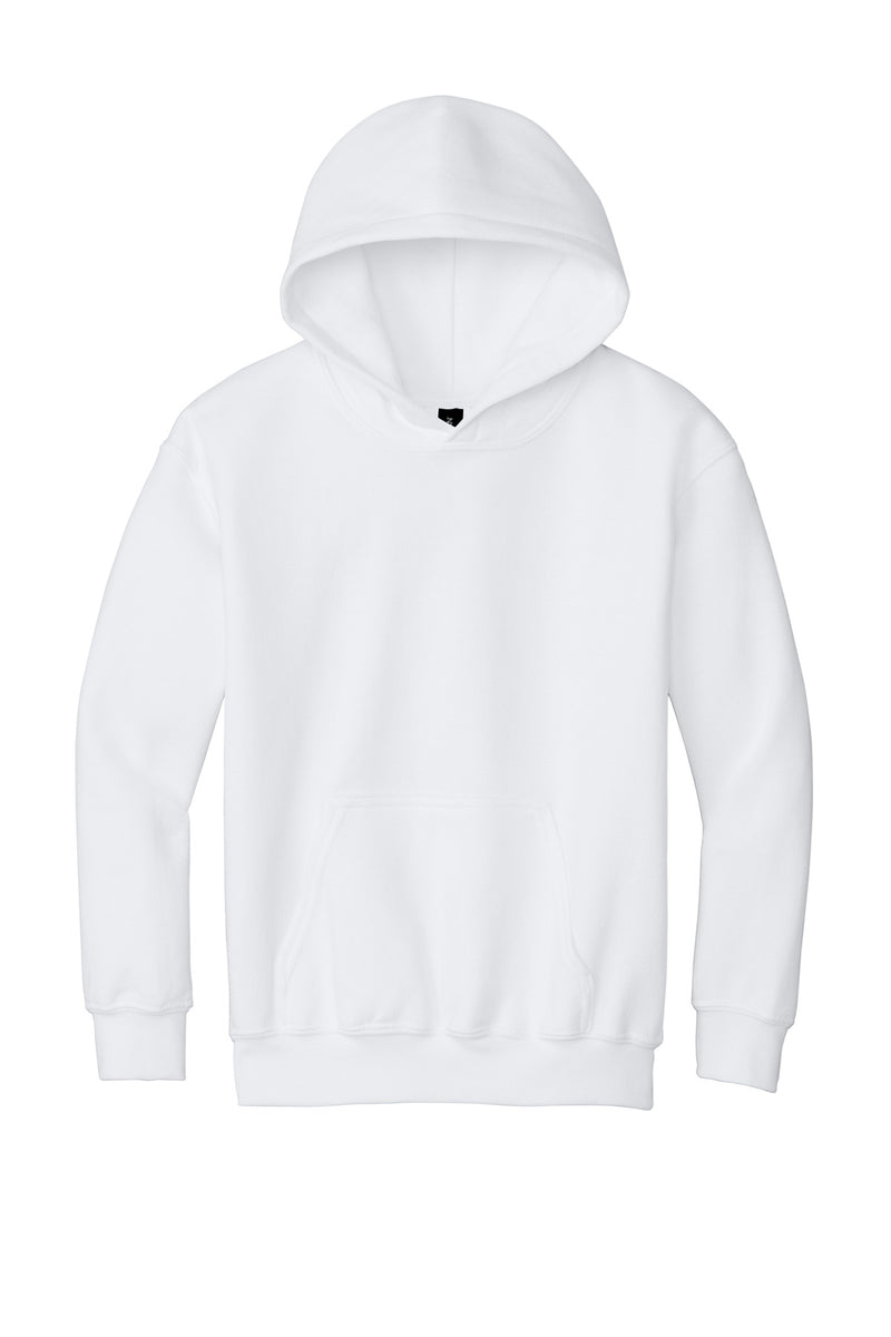 Gildan - Youth Heavy Blend Hooded Sweatshirt - White