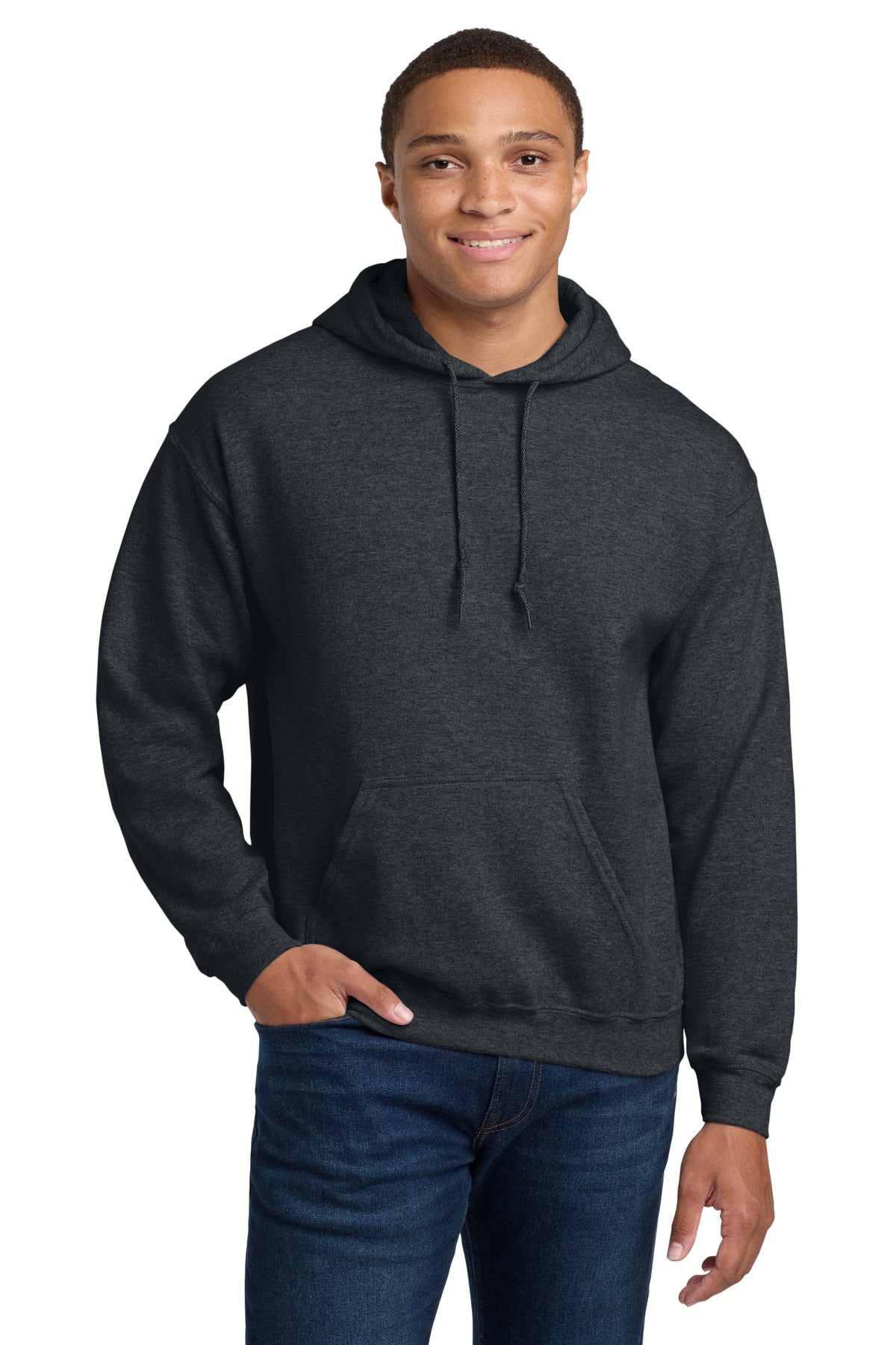 Gildan - Heavy Blend Hooded Sweatshirt - Dark Heather