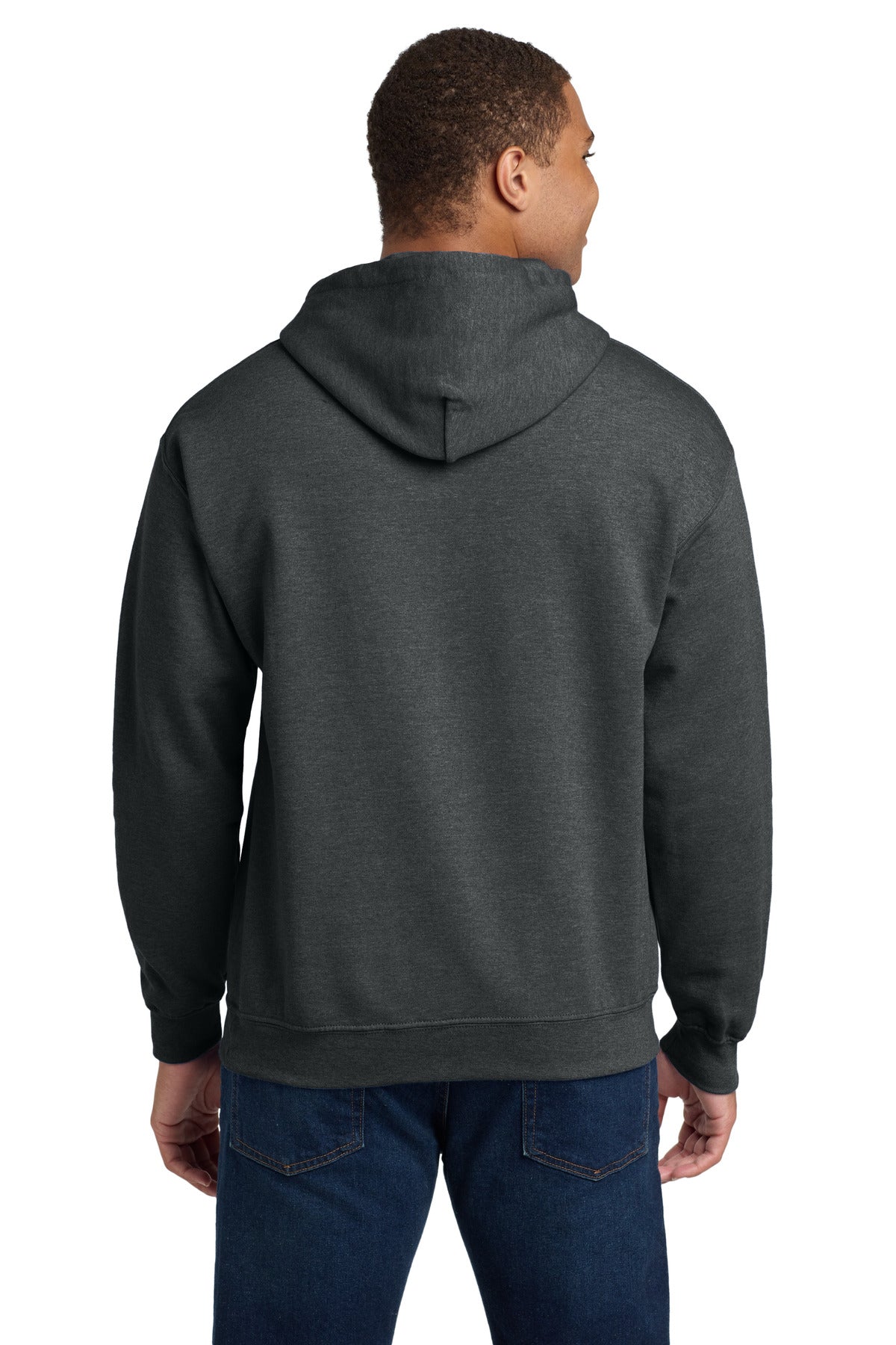 Gildan - Heavy Blend Hooded Sweatshirt - Fan Charcoal Heather