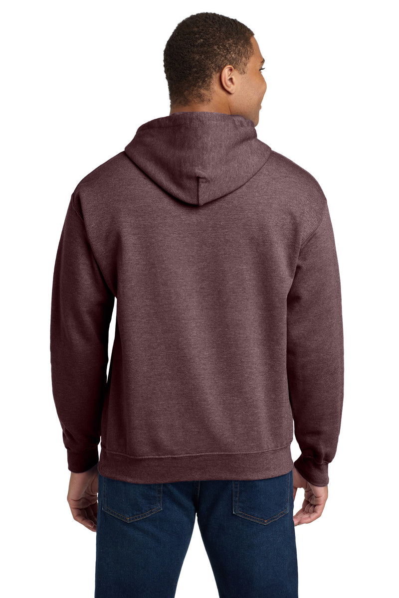 Gildan - Heavy Blend Hooded Sweatshirt - Heather Dark Maroon