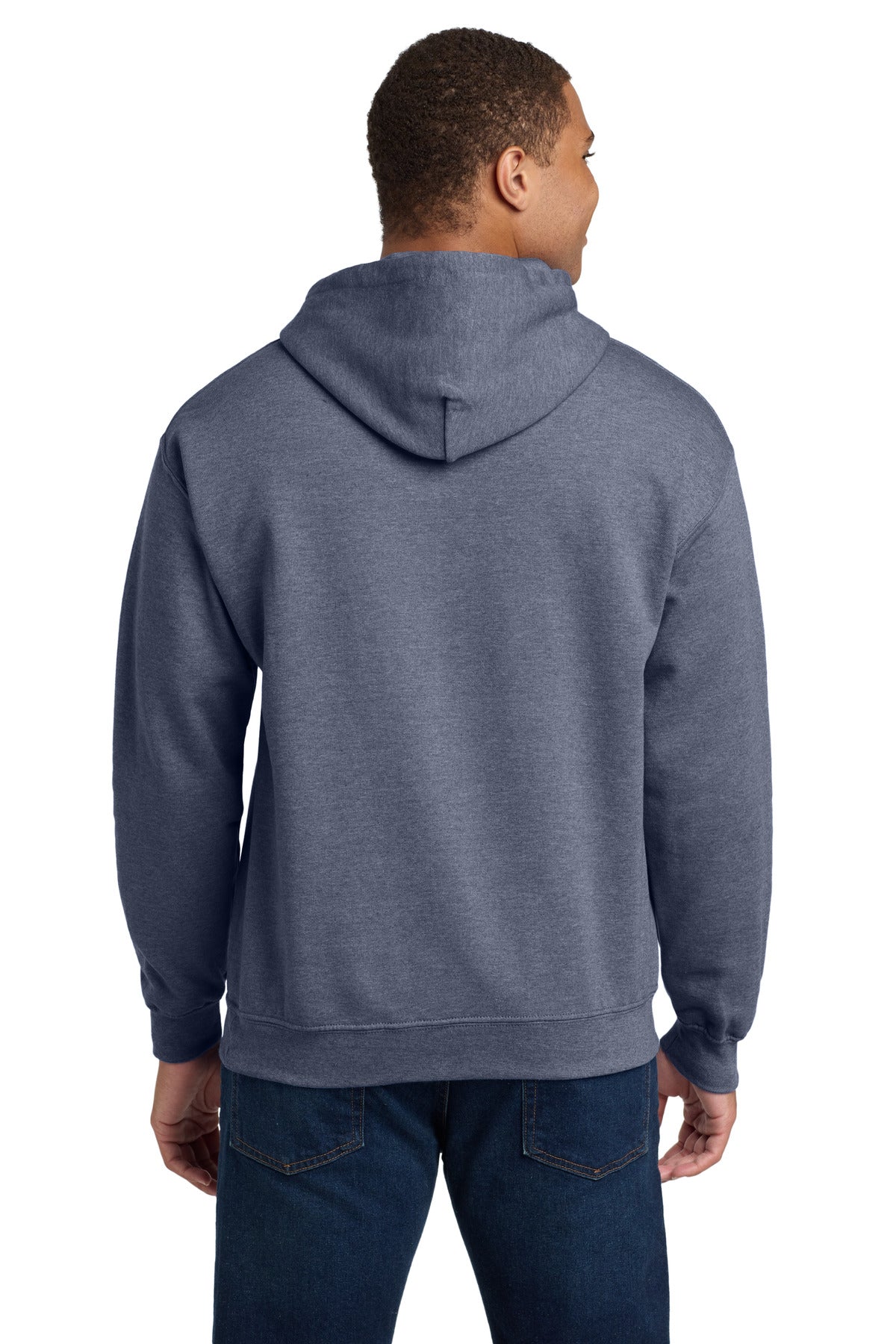 Gildan - Heavy Blend Hooded Sweatshirt - Heather Dark Navy