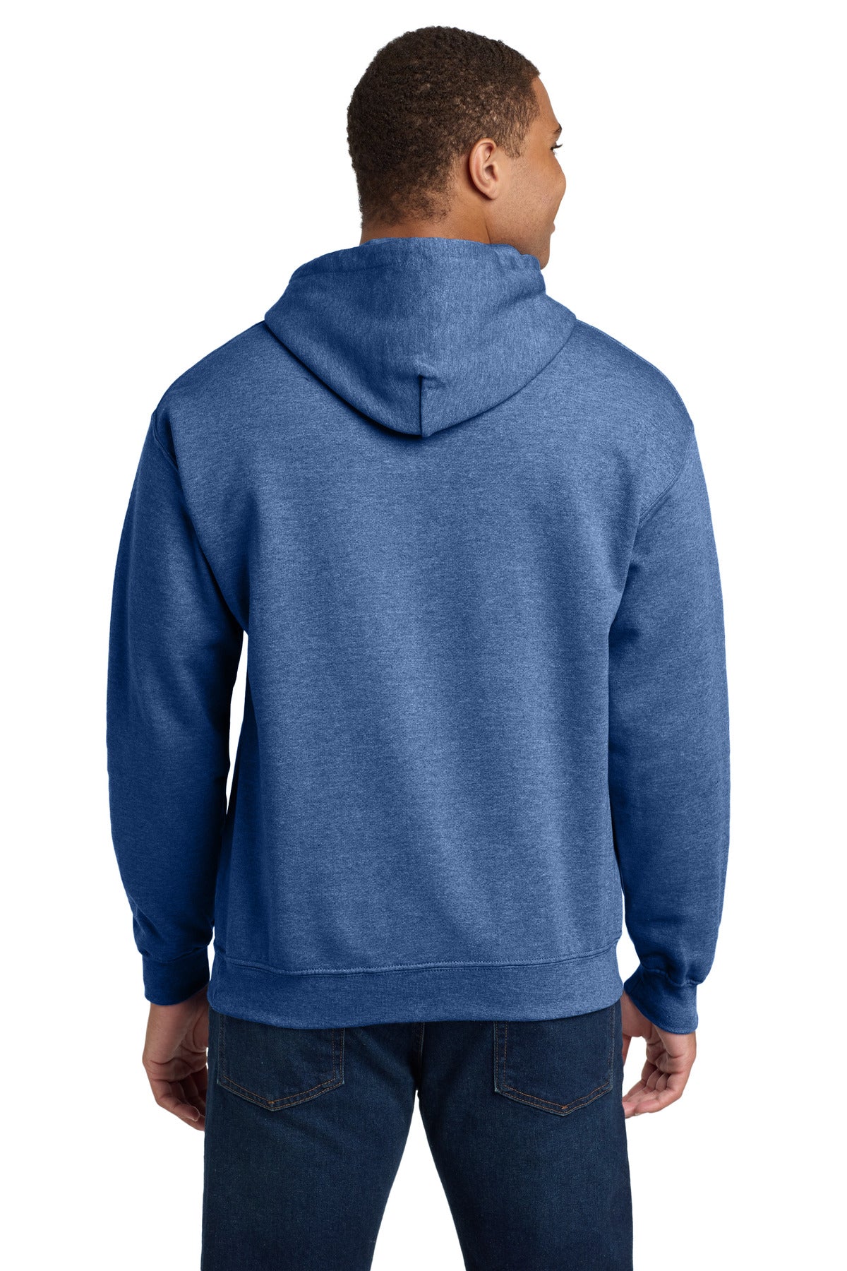Gildan - Heavy Blend Hooded Sweatshirt - Heather Deep Royal