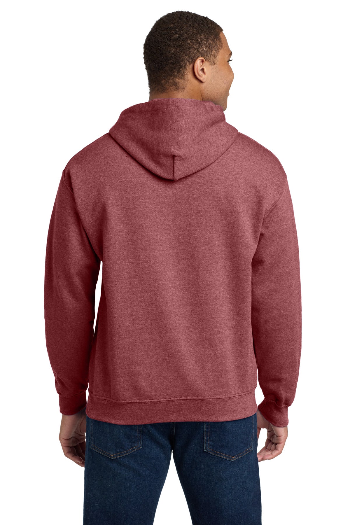 Gildan - Heavy Blend Hooded Sweatshirt - Heather Scarlet Red