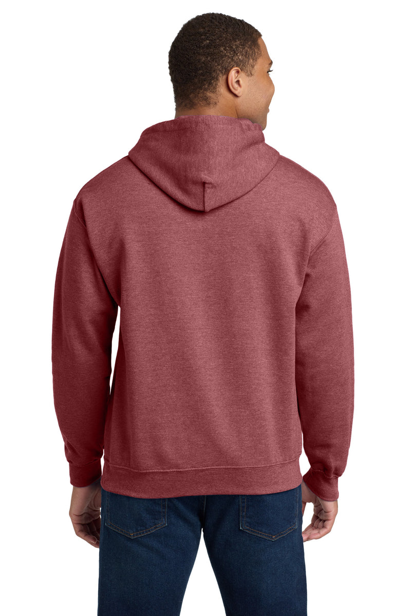 Gildan - Heavy Blend Hooded Sweatshirt - Heather Scarlet Red