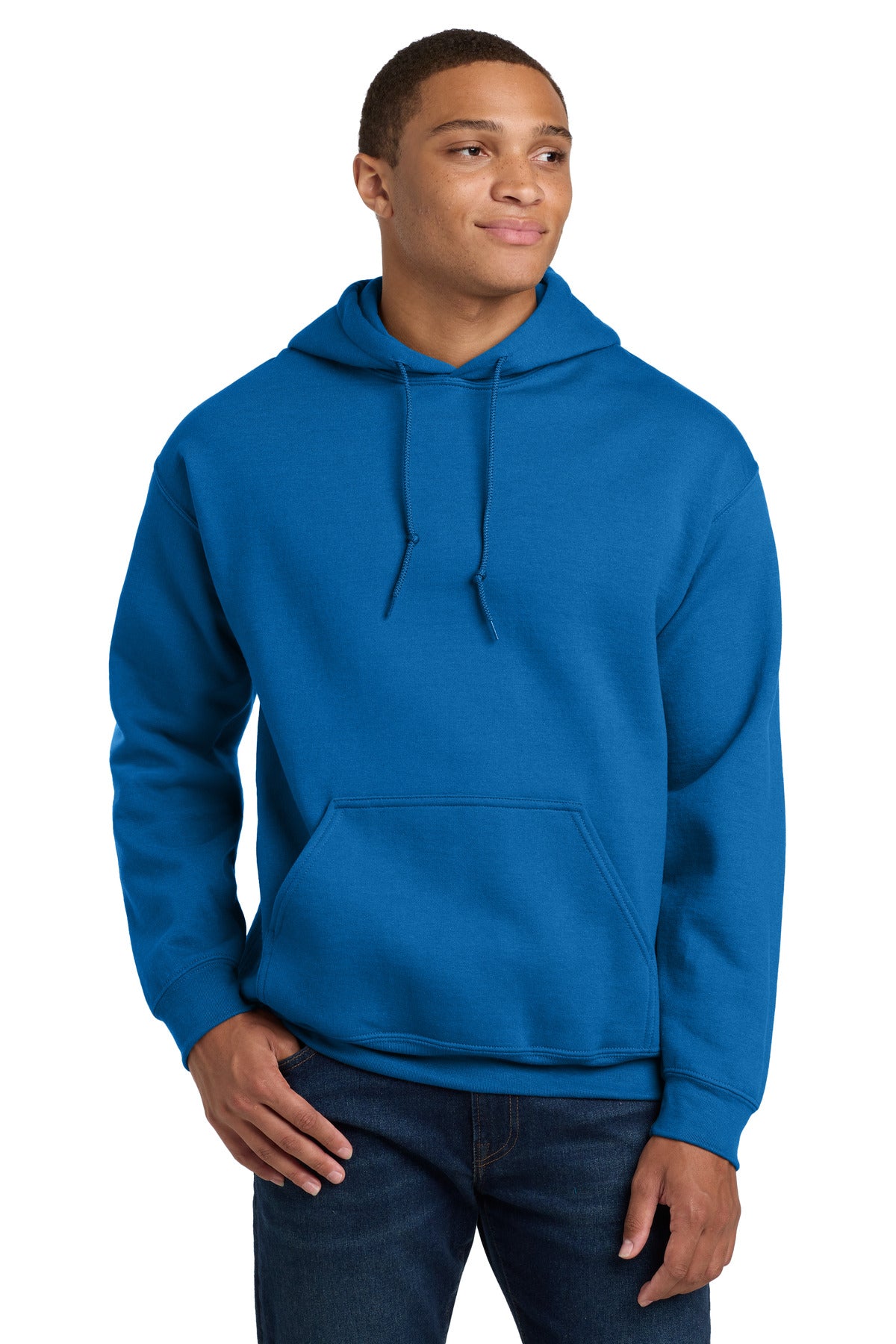 Gildan - Heavy Blend Hooded Sweatshirt - Neon Blue