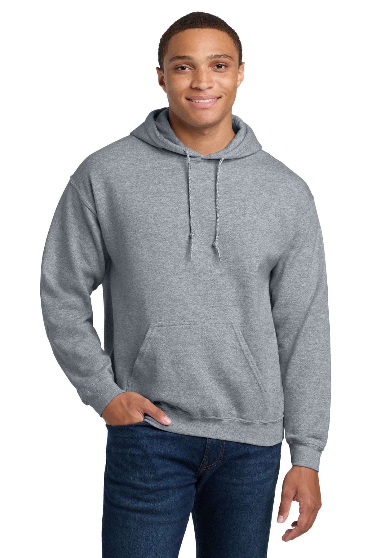 Gildan - Heavy Blend Hooded Sweatshirt - Sport Grey