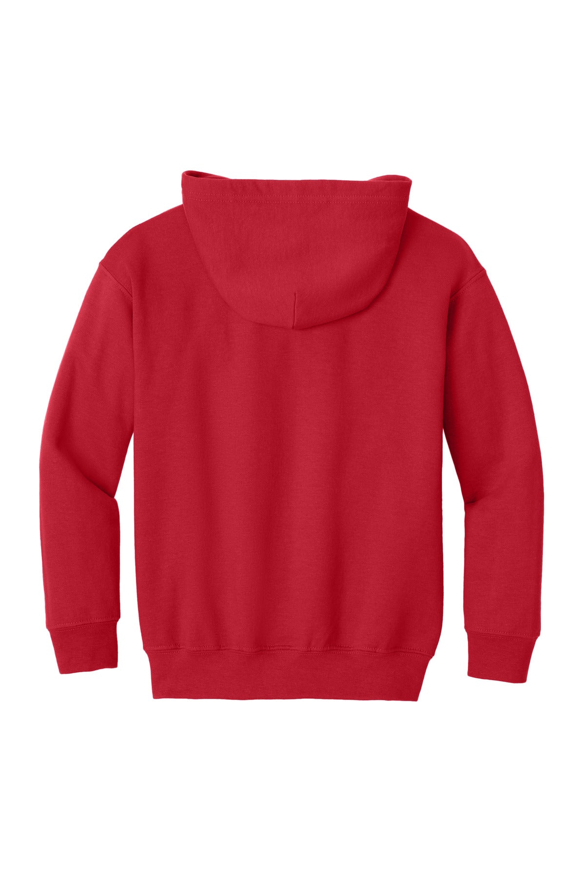 Gildan Youth Heavy Blend Full-Zip Hooded Sweatshirt - Red