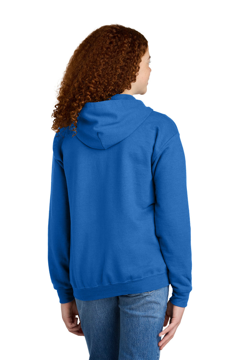 Gildan Youth Heavy Blend Full-Zip Hooded Sweatshirt - Royal