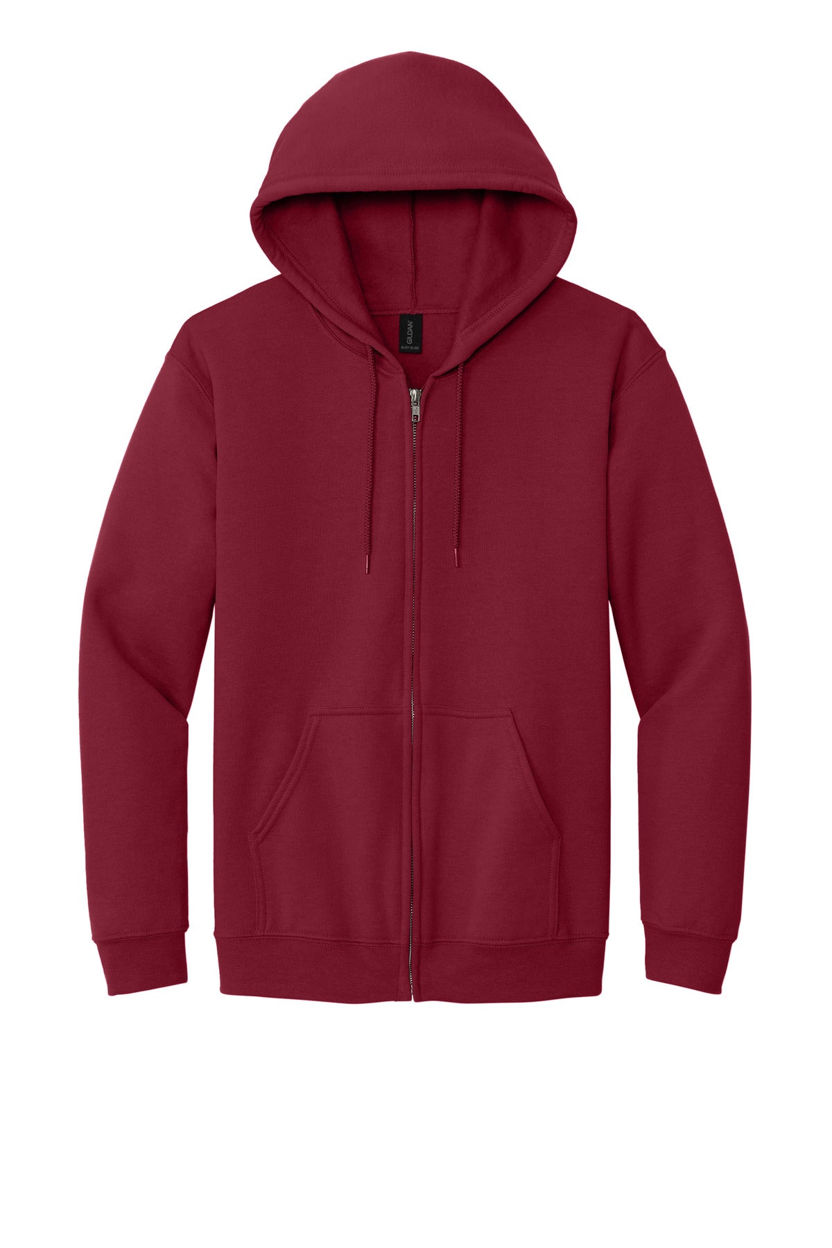 Gildan - Heavy Blend Full-Zip Hooded Sweatshirt - Cardinal Red