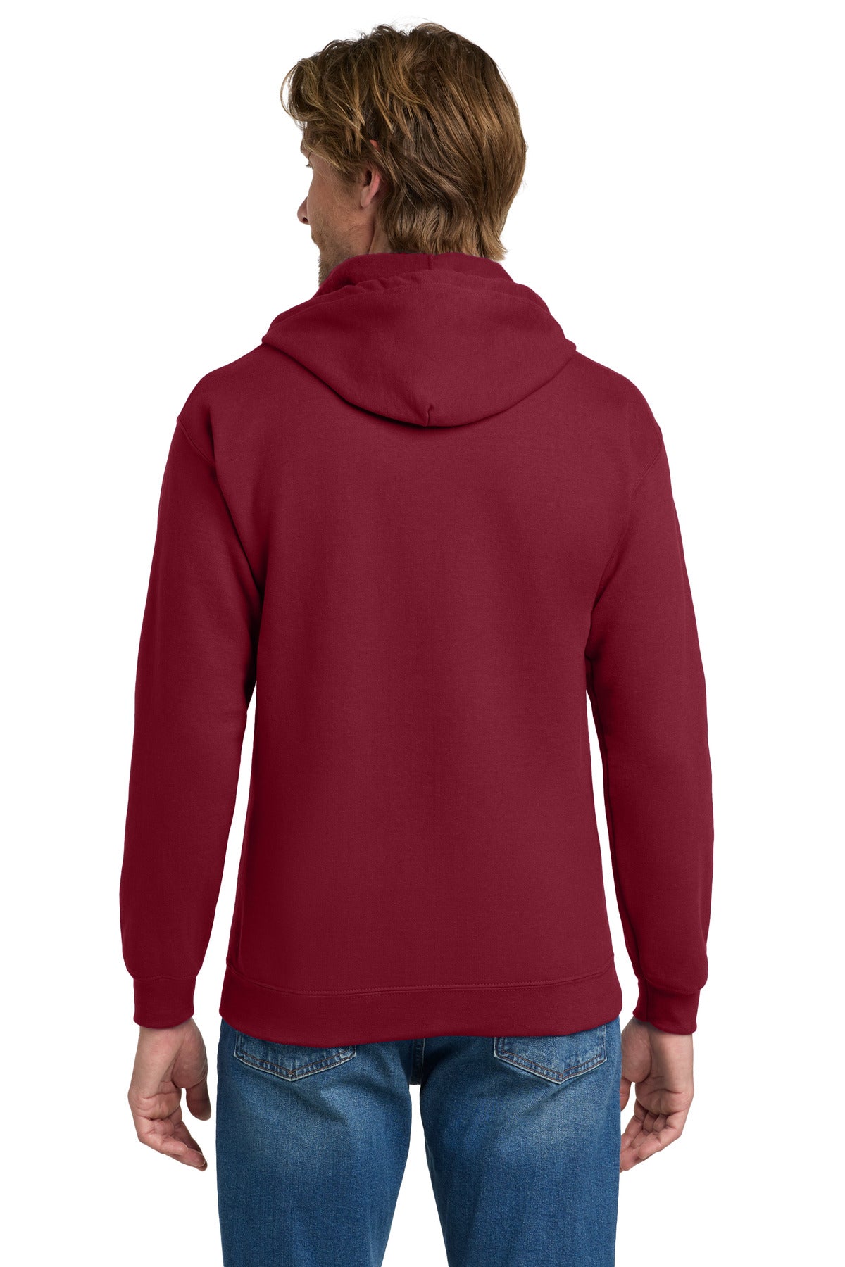 Gildan - Heavy Blend Full-Zip Hooded Sweatshirt - Cardinal Red