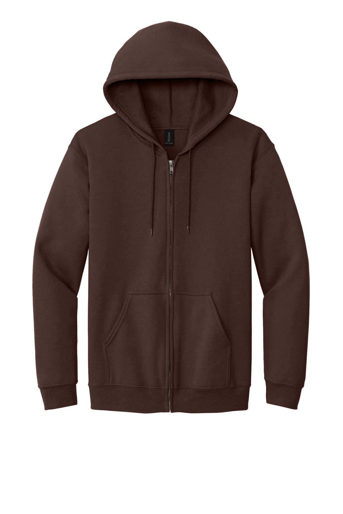 Gildan - Heavy Blend Full-Zip Hooded Sweatshirt - Dark Chocolate