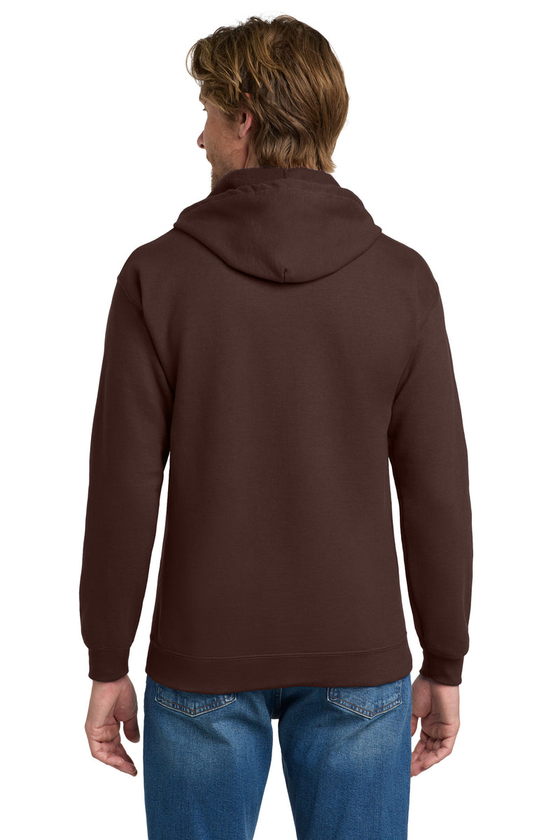 Gildan - Heavy Blend Full-Zip Hooded Sweatshirt - Dark Chocolate