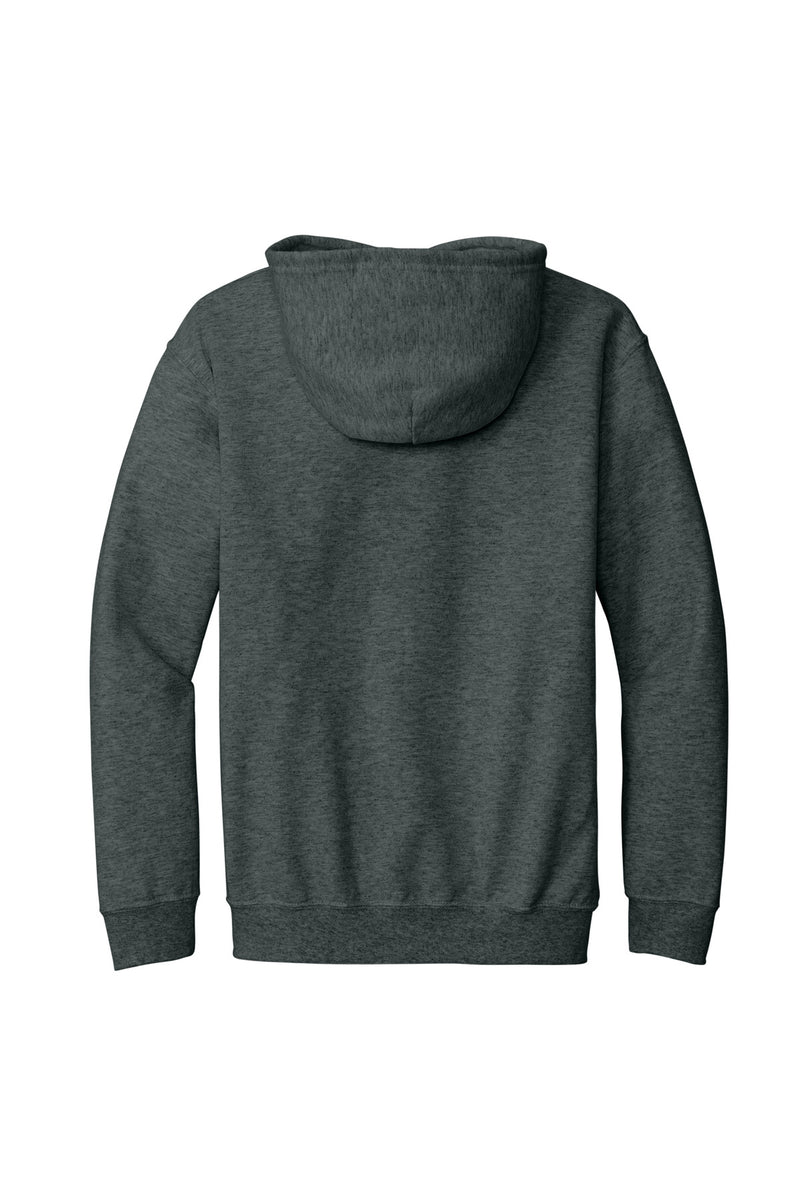 Gildan - Heavy Blend Full-Zip Hooded Sweatshirt - Dark Heather Grey