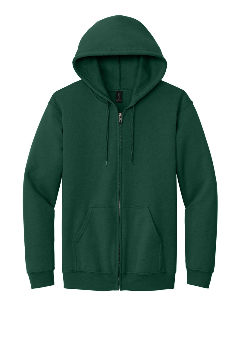 Gildan - Heavy Blend Full-Zip Hooded Sweatshirt - Forest Green
