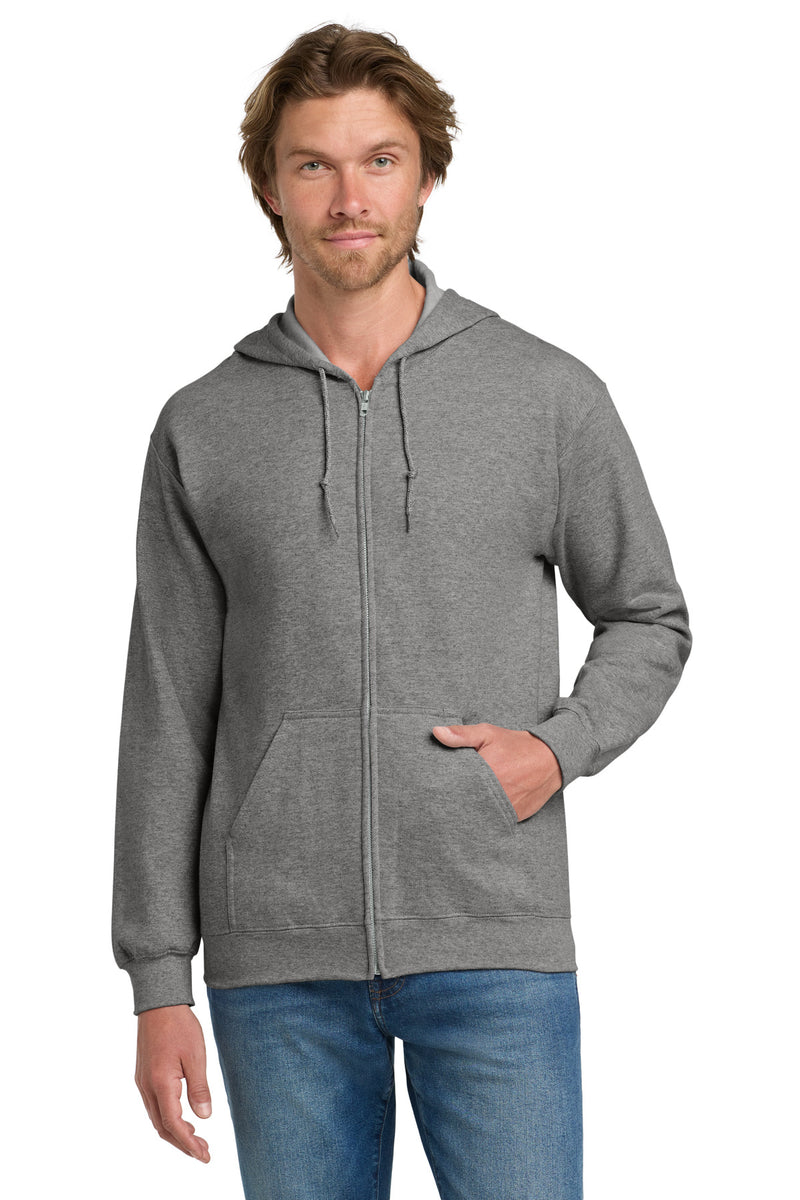 Gildan - Heavy Blend Full-Zip Hooded Sweatshirt - Graphite Heather