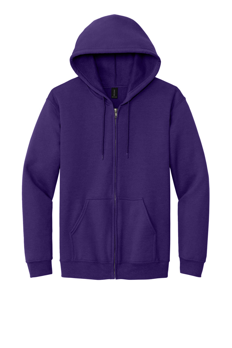 Gildan - Heavy Blend Full-Zip Hooded Sweatshirt - Purple