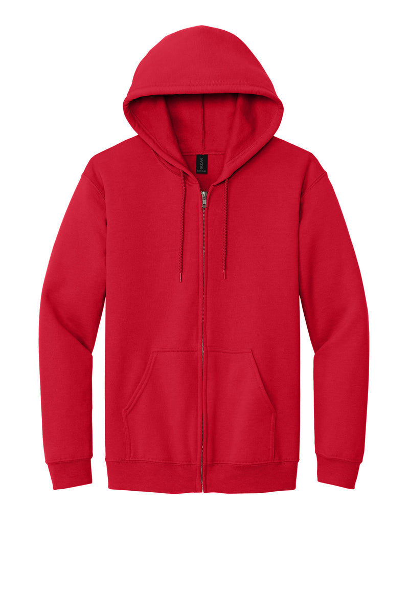 Gildan - Heavy Blend Full-Zip Hooded Sweatshirt - Red