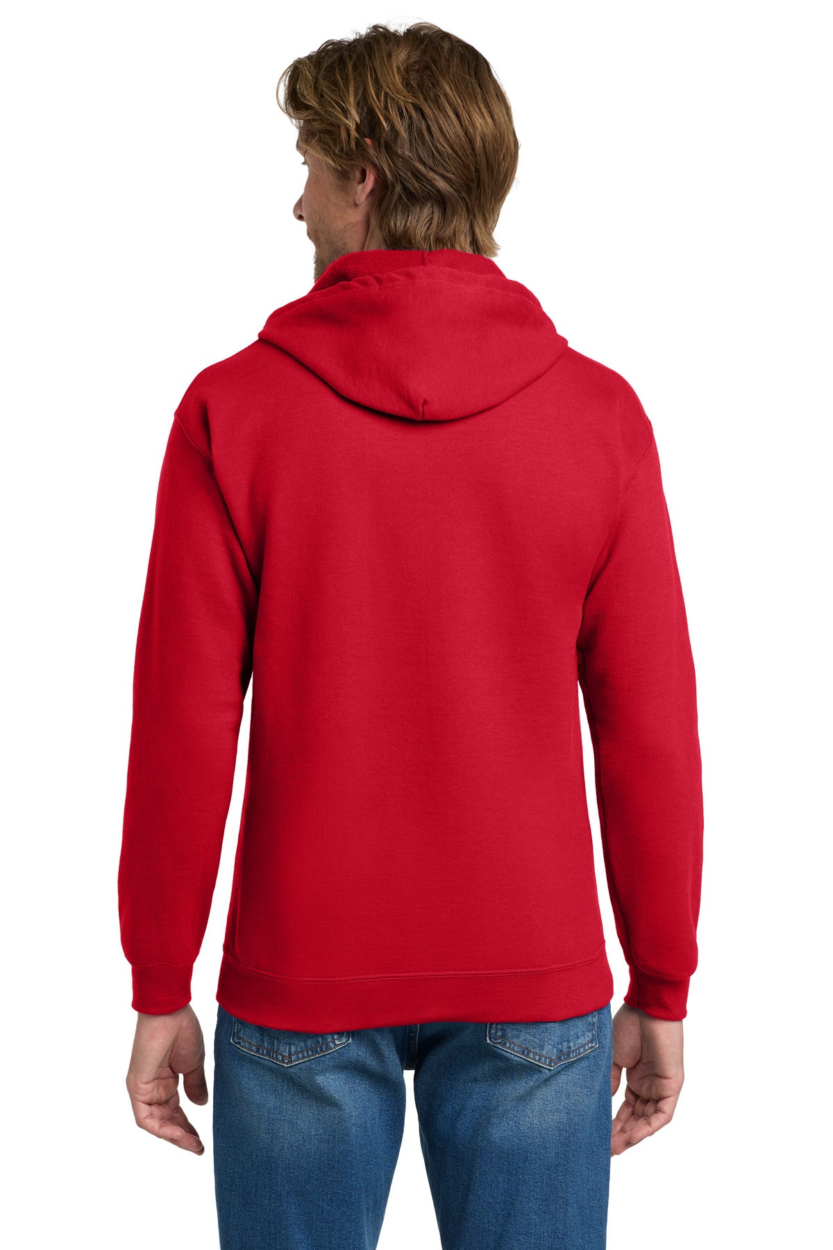 Gildan - Heavy Blend Full-Zip Hooded Sweatshirt - Red