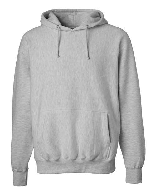 Unisex Cross Weave™ Hooded Sweatshirt - Heather Grey