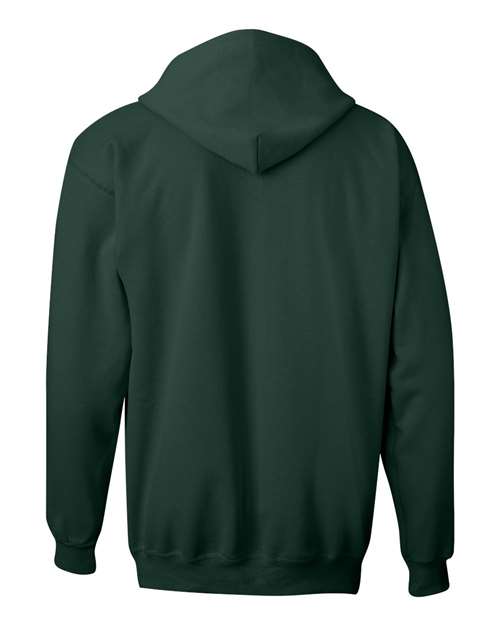 Unisex Ultimate Cotton® Full-Zip Hooded Sweatshirt - Deep Forest