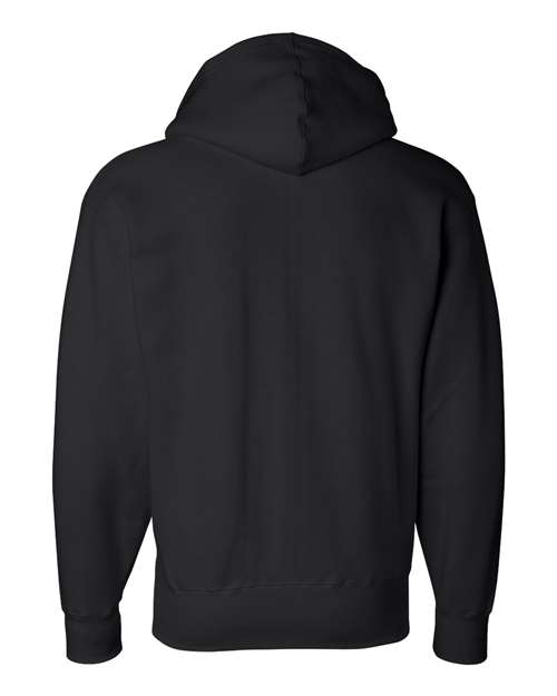 Men's Premium Full-Zip Hooded Sweatshirt - Black