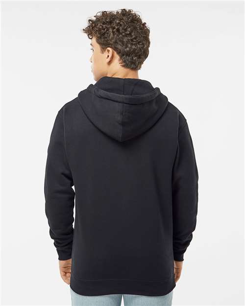 Unisex Heavyweight Full-Zip Hooded Sweatshirt - Black